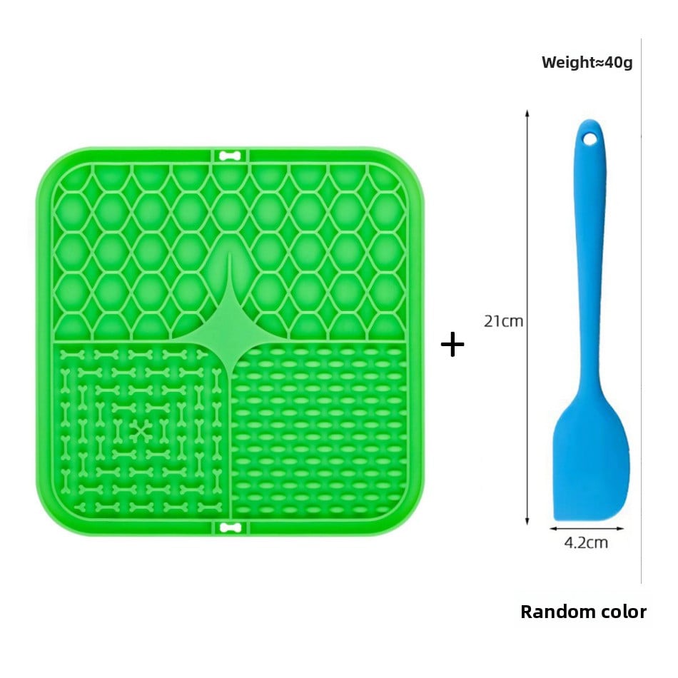 Silicone Pet Licking Mat Slow Feeder with Suction Base