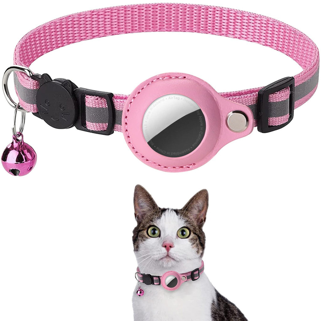Adjustable Reflective Pet Collar for Airtag
